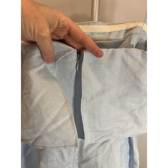 Amanda Uprichard Matea  Skort Romper POWDER BLUE Sz S /100% AUTHENTIC- NWT - Picture 16 of 16